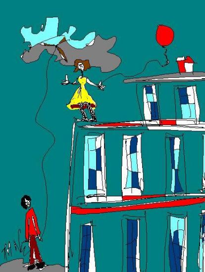 je n'est pas eu de ballons rouge